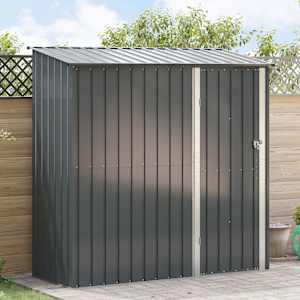 Vrtne hiške Antracit 203 x 85,5 x 200 cm Kovina