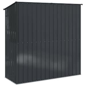 Zahradní kůlny Antracit 203 x 85,5 x 200 cm Kov - obrázek 8