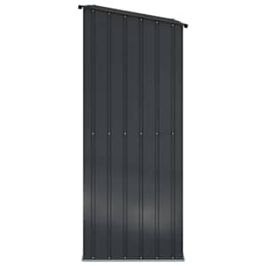 Zahradní kůlny Antracit 203 x 85,5 x 200 cm Kov - obrázek 7