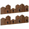 vidaXL Hanger Pruun 48 x 8 x 15 cm Tugev Mahagoni Puit