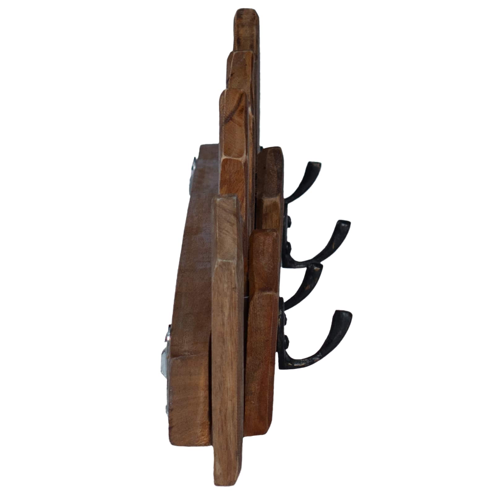 Hanger Bruin 48 x 8 x 15 cm Massief Mahoniehout image 7