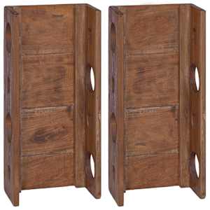 vidaXL Rest Pruun 24 x 13 x 54 cm Tugev Mahagoni Puit