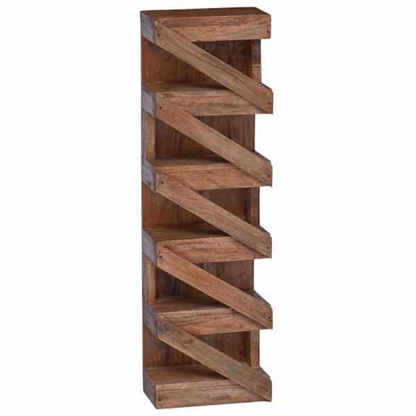 vidaXL Veepudeli Riiul Neutraalne 24 x 14 x 80 cm Tugev Mahagoni Puit