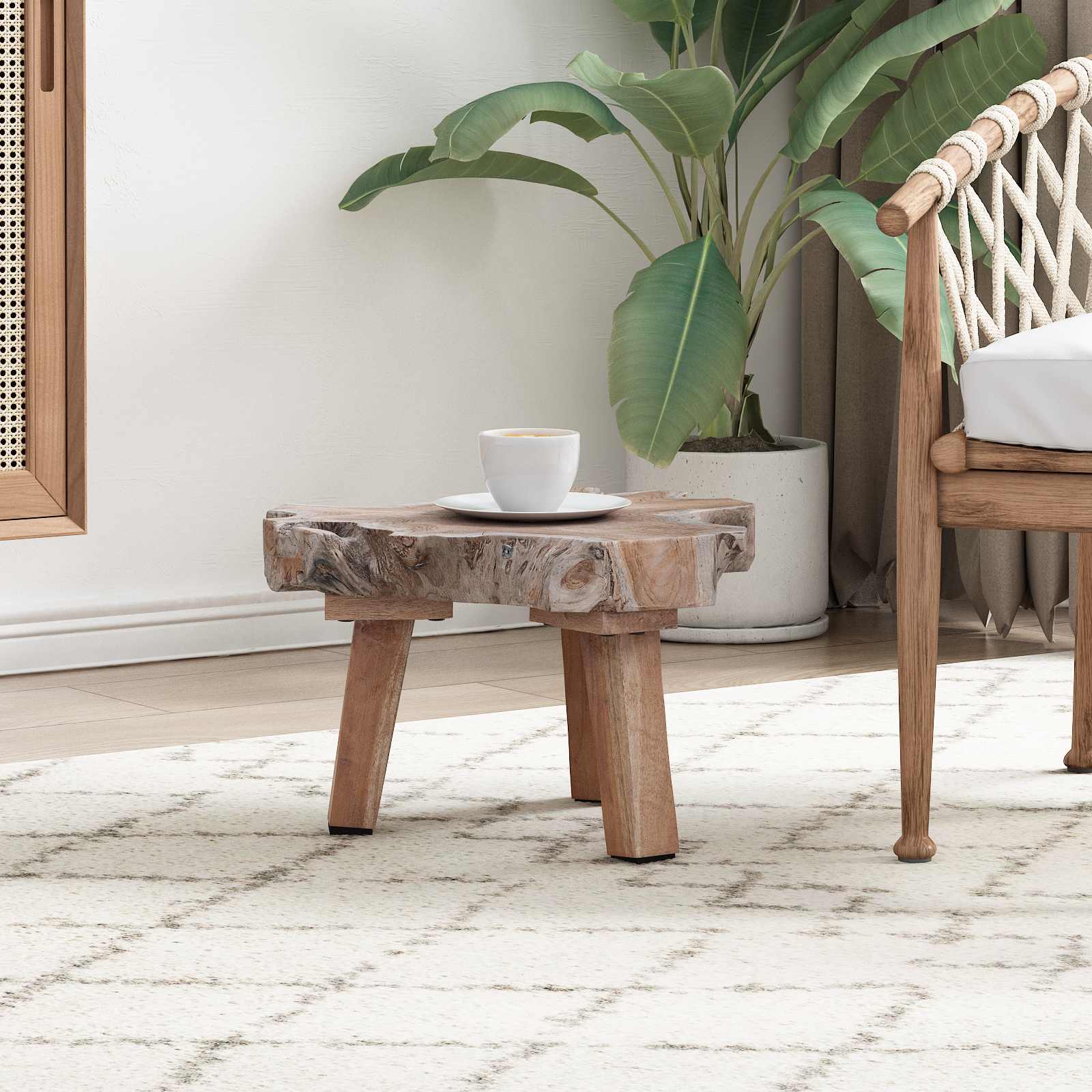 vidaXL Noptieră Maro 40 x 40 x 25 cm Lemn recuperat masiv