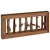vidaXL Mantli Konks Neutraalne 50 x 10 x 25 cm Tugev Mahagoni Puit