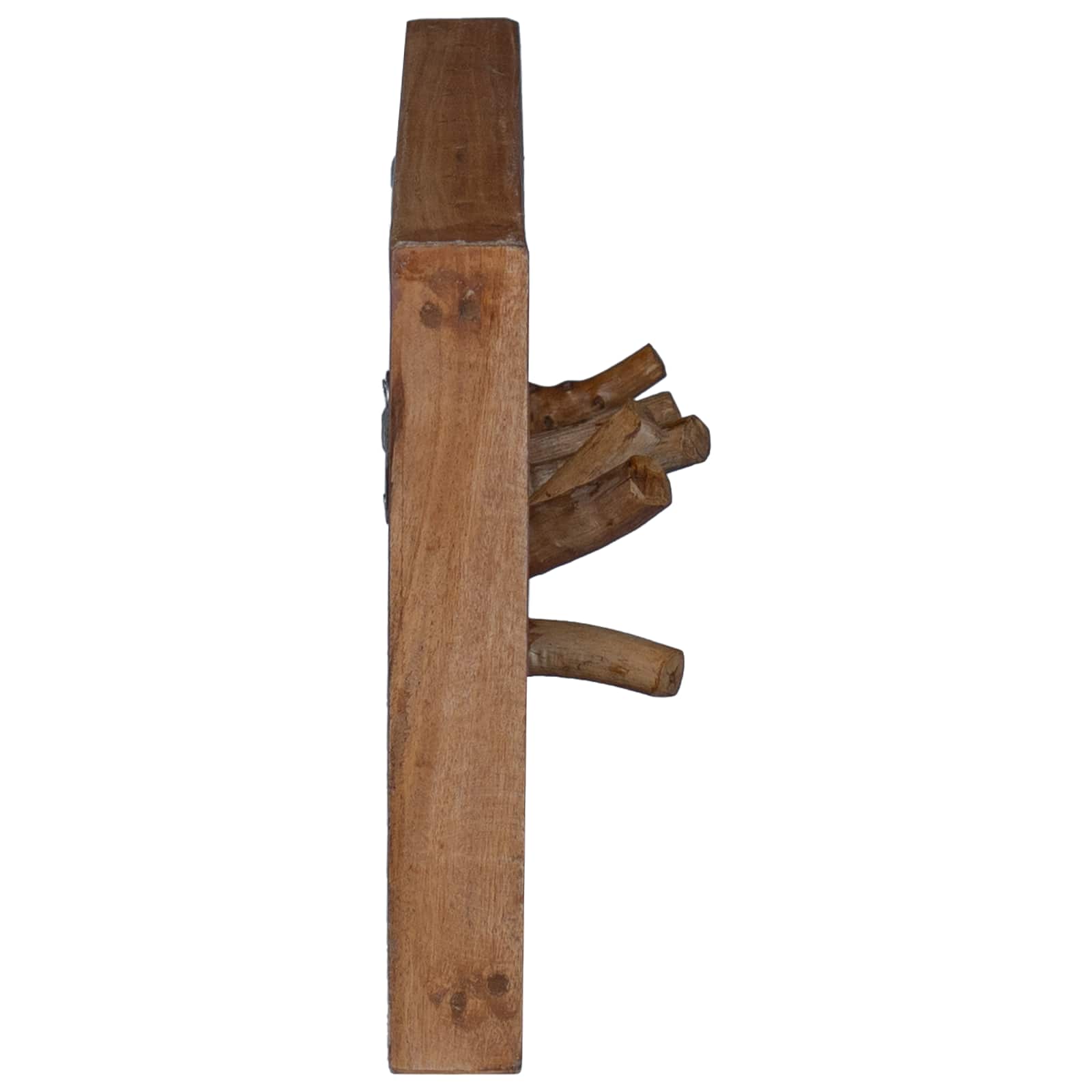 Hanger Bruin 50 x 11 x 25 cm Massief Mahoniehout image 6