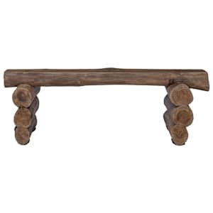 lavice Přírodní 110 x 30 x 34 cm Pevné teakové dřevo - obrázek 4