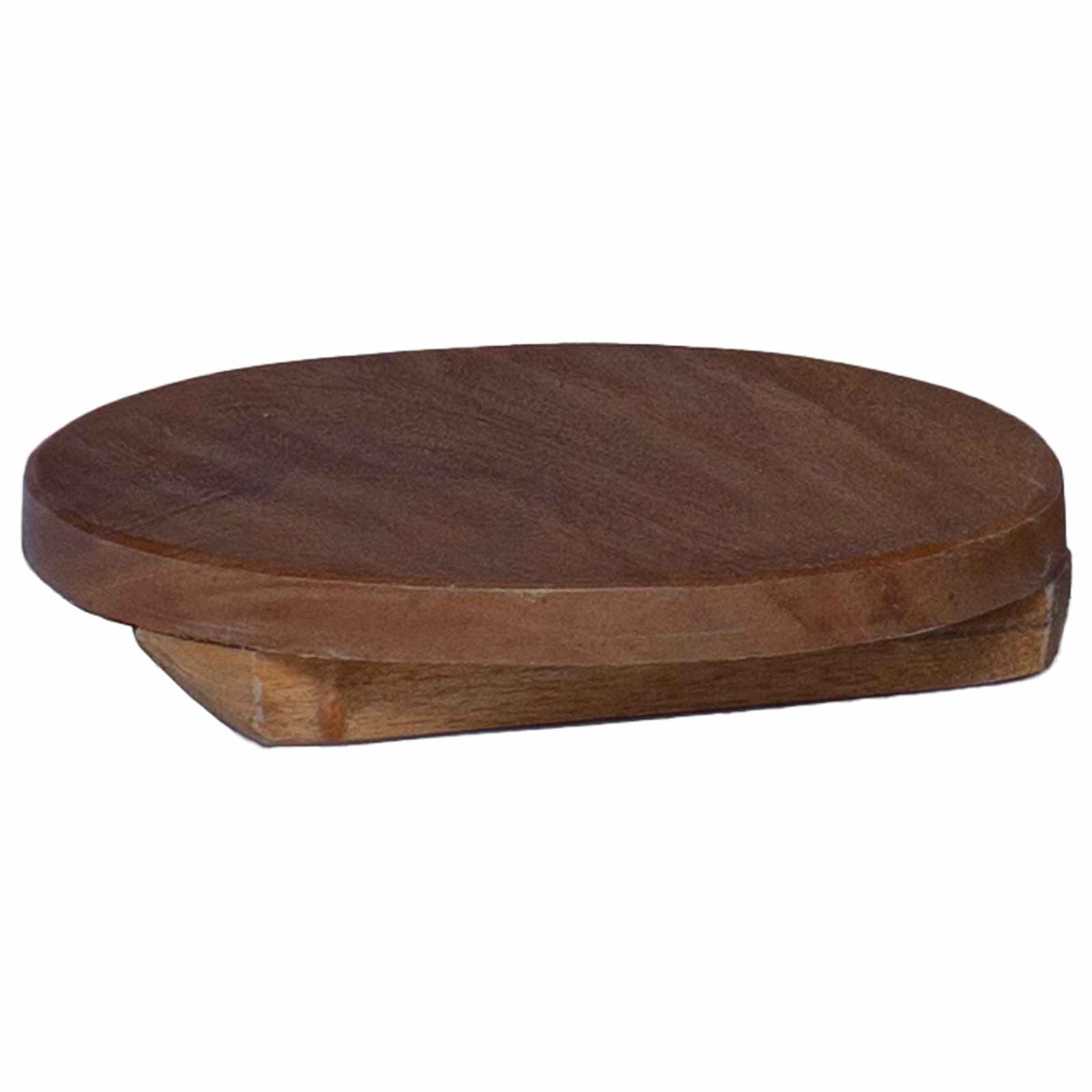 Plant Stool 3 pcs Bruin Mahoniehout image 6