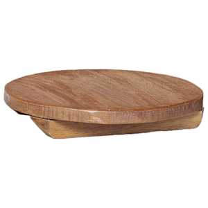 Rostlinná židle 3 ks Přírodní 29 x 29 x 3,5 cm Mahagonové dřevo - obrázek 5