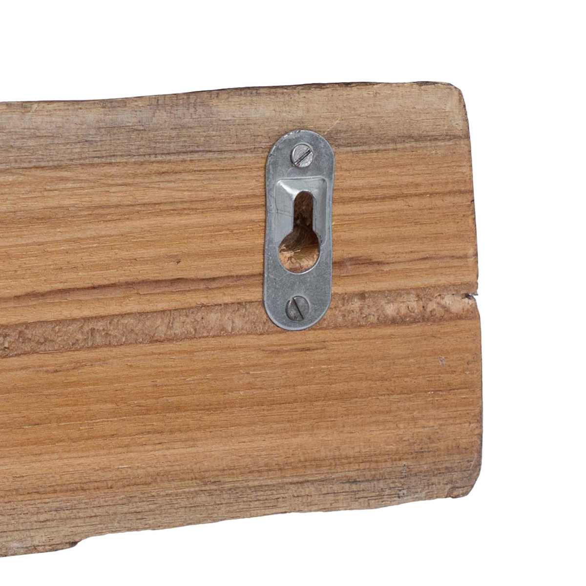 Bøjle Brun 50 x 8 x 12 cm Solid genbrugs træ - Billede 9