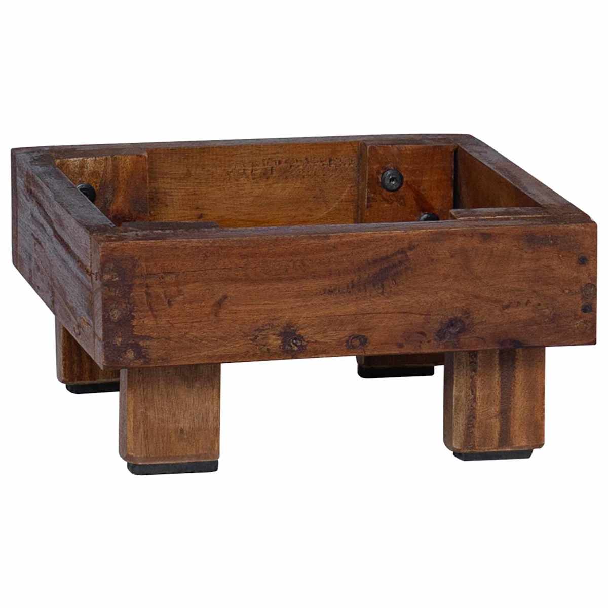 Planteholder 3 stk. Brun 35 x 35 x 12 cm Mahogni Træ - Billede 4