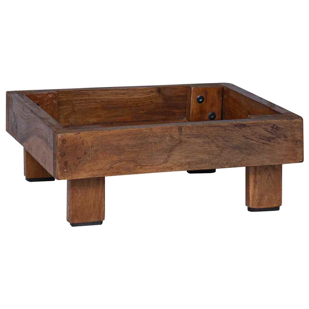 Planteholder 3 stk. Brun 35 x 35 x 12 cm Mahogni Træ - Billede 6