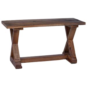 lavice Přírodní 85 x 35 x 47 cm Masivní recyklované dřevo - obrázek 5