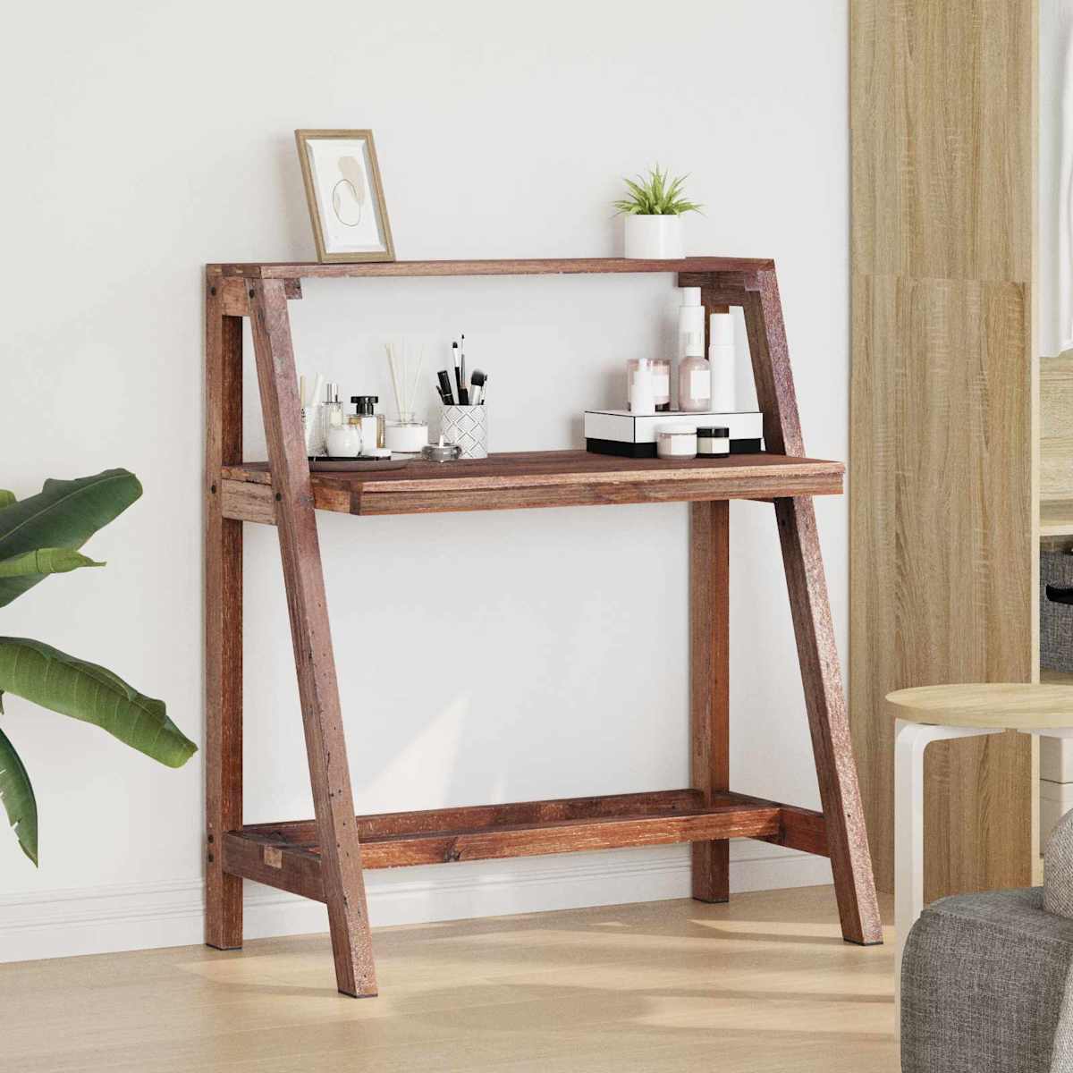 Bord Brun 90 x 50 x 103 cm Solid genbrugs træ - Billede 3