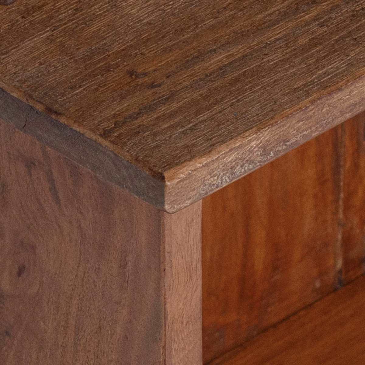 Hylder med hylde Brun 47 x 16 x 55 cm Massiv Mahogni - Billede 9
