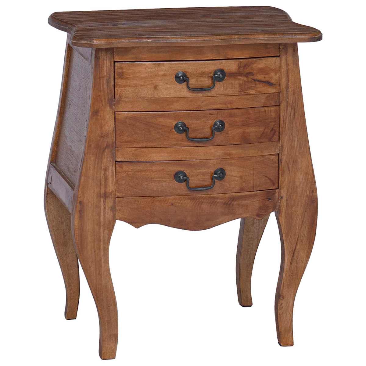 Opbevaringskiste 48 x 35 x 64 cm Massiv Mahogni - Billede 2