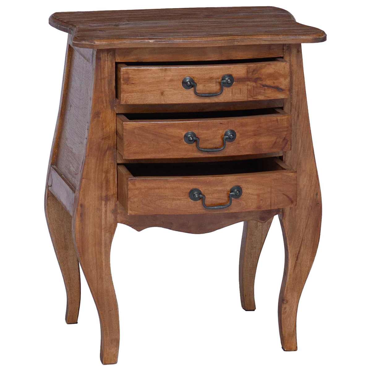 Opbevaringskiste 48 x 35 x 64 cm Massiv Mahogni - Billede 3