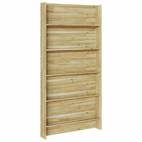 vidaXL Taimekapid Pruun 90 x 15 x 180 cm Immutatud m&auml;nnipuit