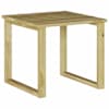 vidaXL laud Neutraalne 40 x 40 x 36 cm Immutatud m&auml;nnipuit