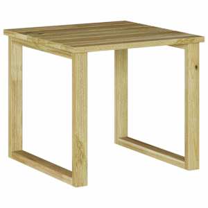 vidaXL laud Neutraalne 40 x 40 x 36 cm Immutatud m&auml;nnipuit
