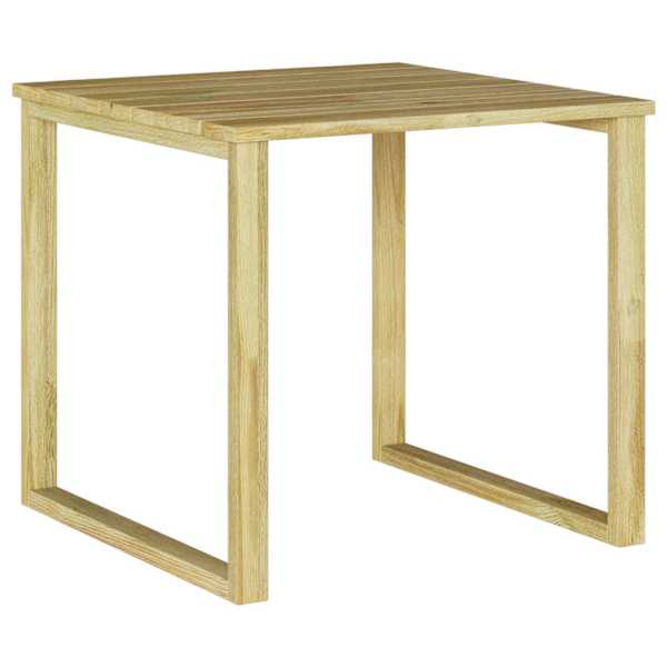vidaXL laud Neutraalne 50,5 x 50 x 46 cm Immutatud m&auml;nnipuit