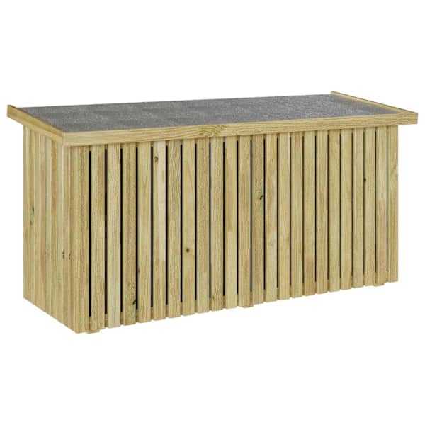 vidaXL Aia Salvestuskast Immutatud m&auml;nnipuit 119 x 44 x 58,5 cm