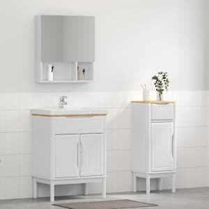 Komplet pohištva za kopalnico s predalom FLORO 2 pcs Bela