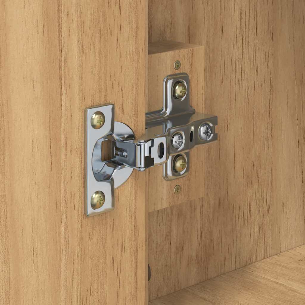 Komplet pohištva za kopalnico s polico FLORO 4 pcs Voskast rjav - slika 13