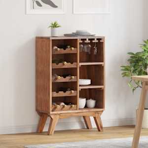 Stojalo Rjava 60 x 30 x 90 cm Trdna obnovljena les