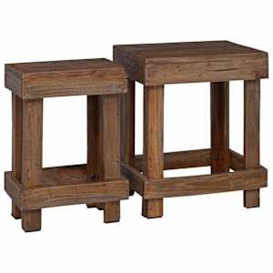 vidaXL Taimede alus 2 tk Pruun 70 x 11 x 27 cm Mahagoni Puit