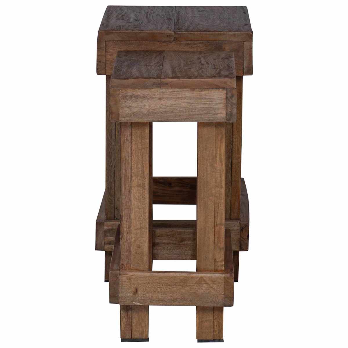 Planteholder 2 stk. Brun 70 x 11 x 27 cm Mahogni Træ - Billede 6