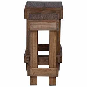Stojan na rostliny 2 pcs Hnědá 70 x 11 x 27 cm Mahagonové dřevo - obrázek 6