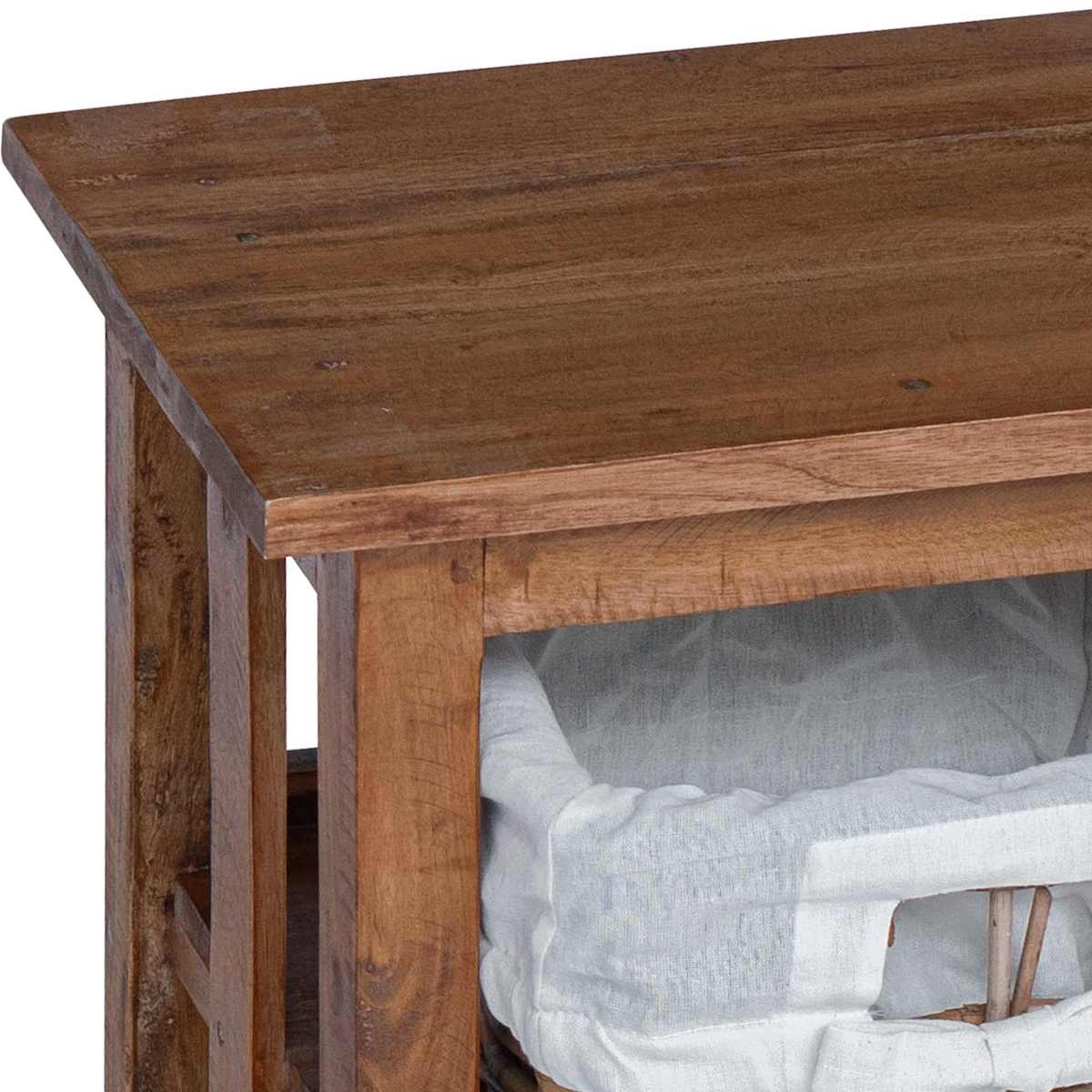 Sidebord Brun Massivt mahognitræ - Billede 9