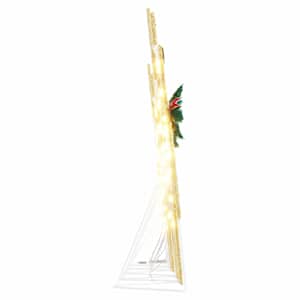 LED Sobové 5 pcs Zlatá textil - obrázek 8