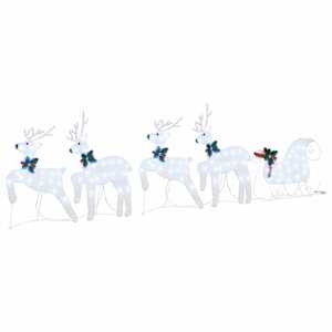 vidaXL LED P&otilde;hjap&otilde;drad 5 tk H&otilde;bedane 43 x 18 x 66 cm kangas