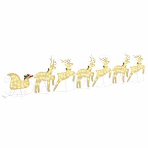 LED Sobové 7 pcs Zlatá textil - obrázek 9