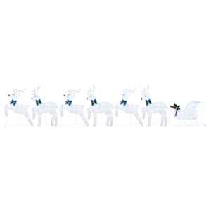 LED Sobové 7 pcs Stříbrná textil - obrázek 7