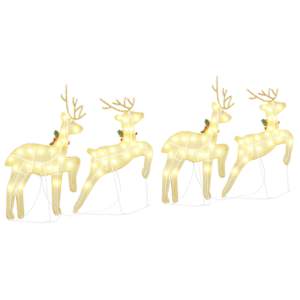 LED Sobové 4 pcs Zlatá textil - obrázek 8