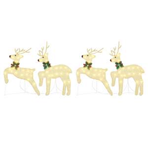 LED Sobové 4 pcs Zlatá textil - obrázek 6