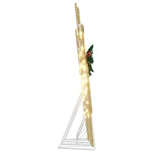 LED Sobové 4 pcs Zlatá textil - obrázek 7