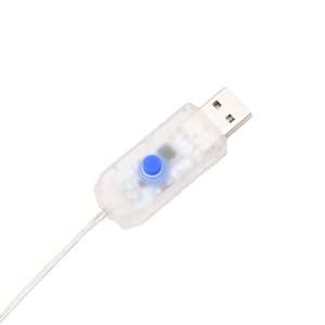 LED Sobové 4 pcs Stříbrná textil - obrázek 11