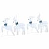 vidaXL LED P&otilde;hjap&otilde;drad 4 tk H&otilde;bedane 45 x 19 x 65 cm kangas