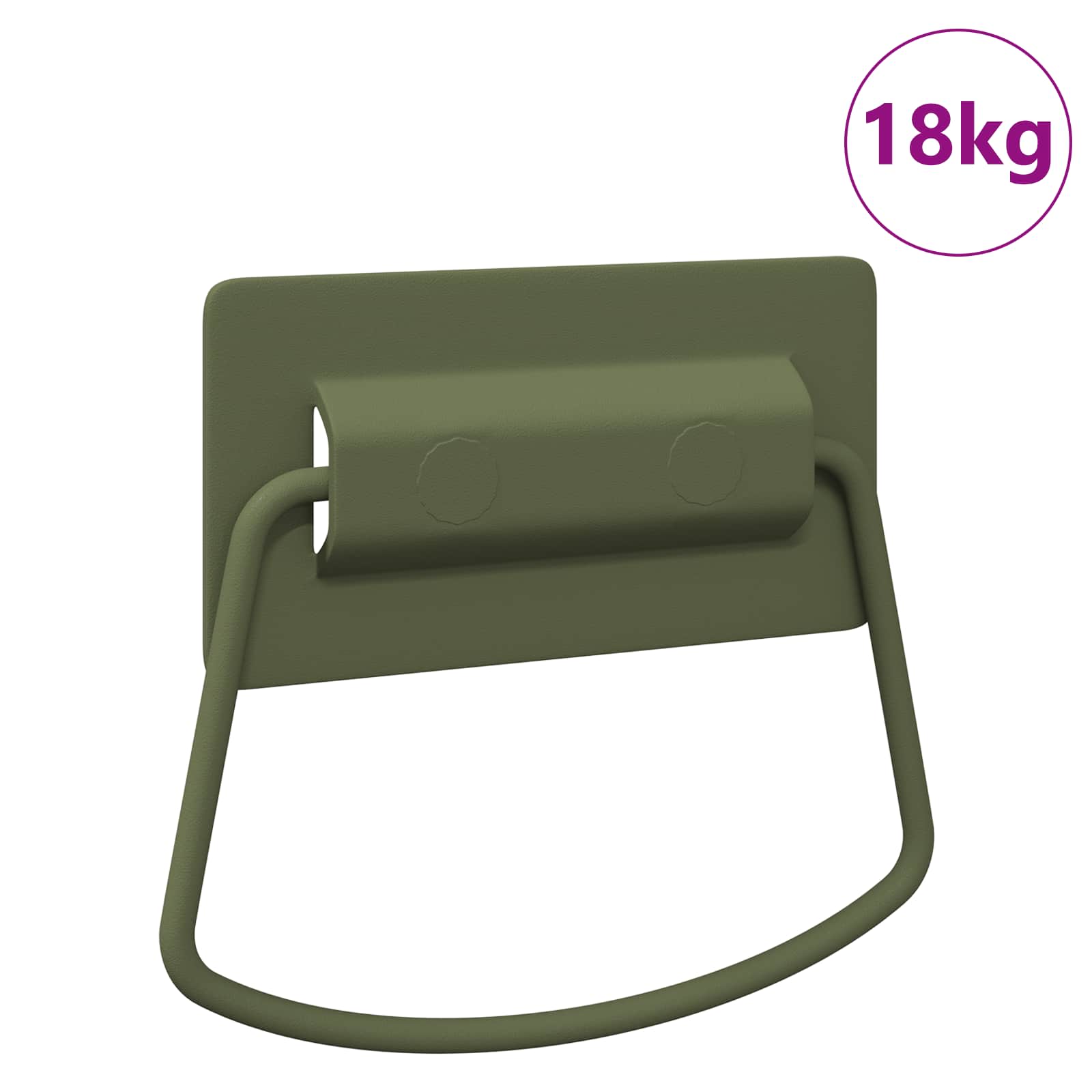Szekrény Fogantyúk Olajzöld 85 x 45 mm Fém