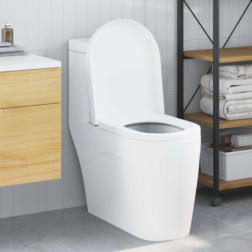 WC sedadlo Biela 48 x 36.5 x 4.5 cm Polypropylén 42015815