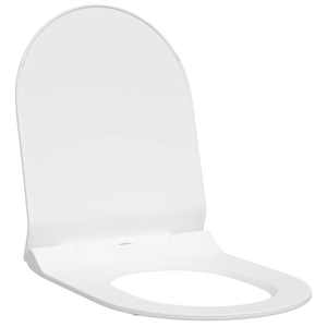 vidaXL Tualettsari Reguleeritav Valge 50 x 36,5 x 5 cm Pol&uuml;prop&uuml;leen