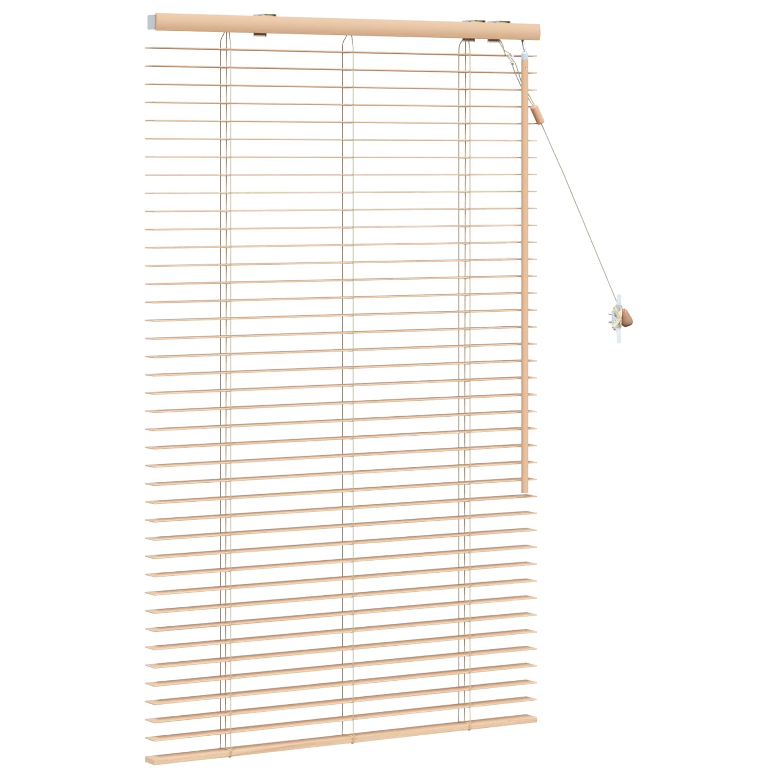 Jaloezie Eiken Look 90 x 130 cm 35 mm Massief Paulowniahout image 3
