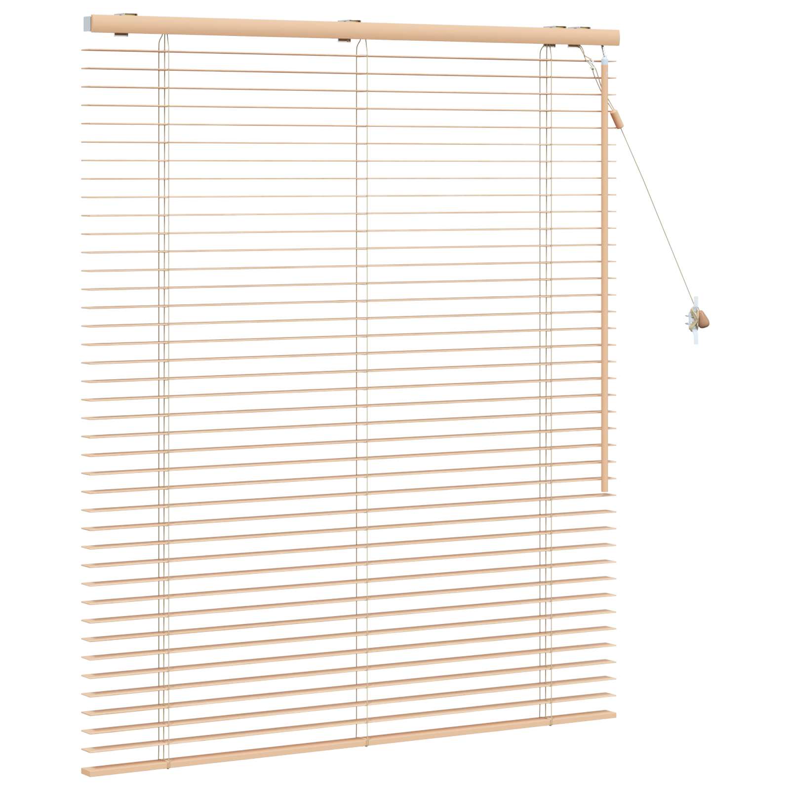 Jaloezie Eiken Look 105 x 130 cm 35 mm Massief Paulowniahout image 3