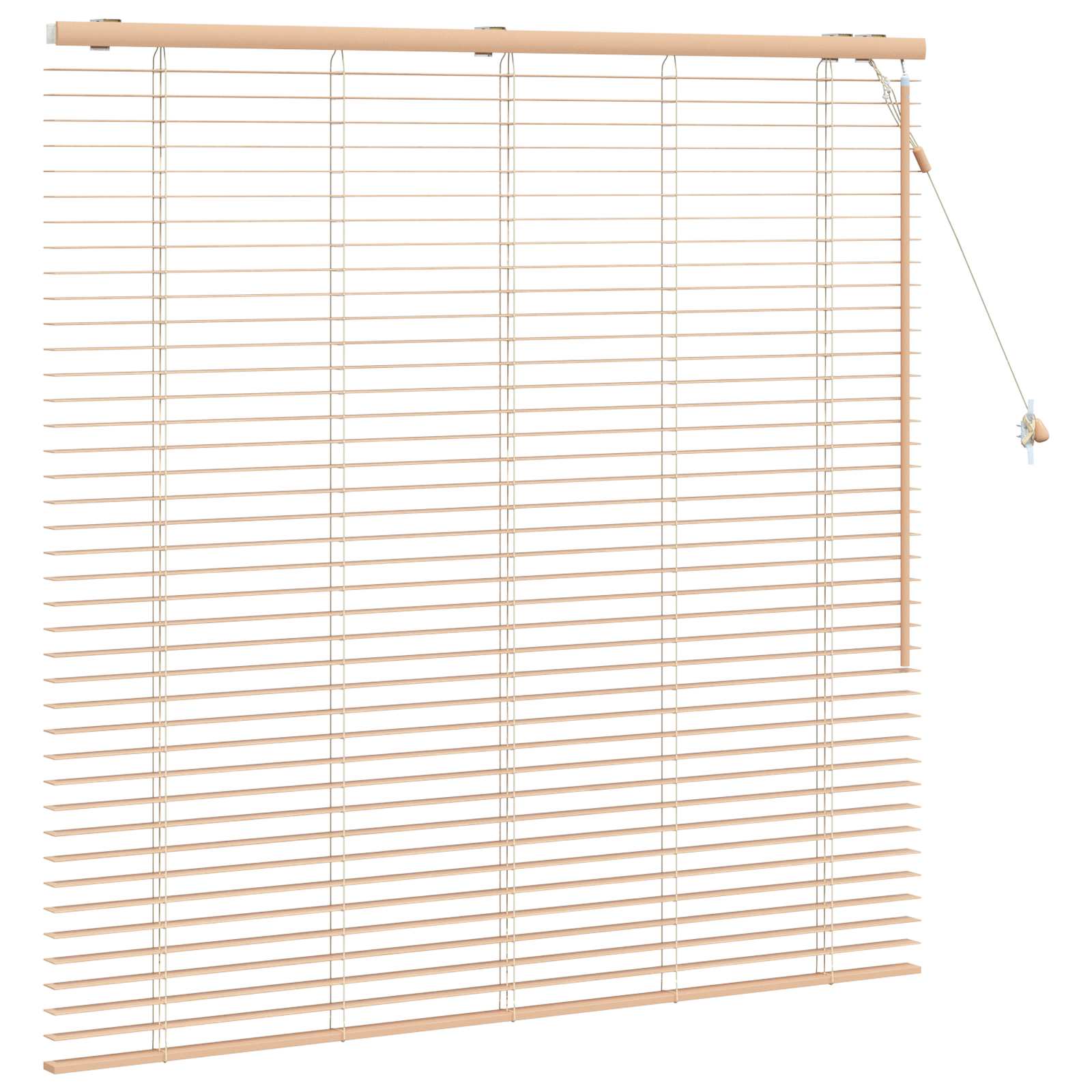 Jaloezie Eiken Look 135 x 130 cm 35 mm Massief Paulowniahout image 3