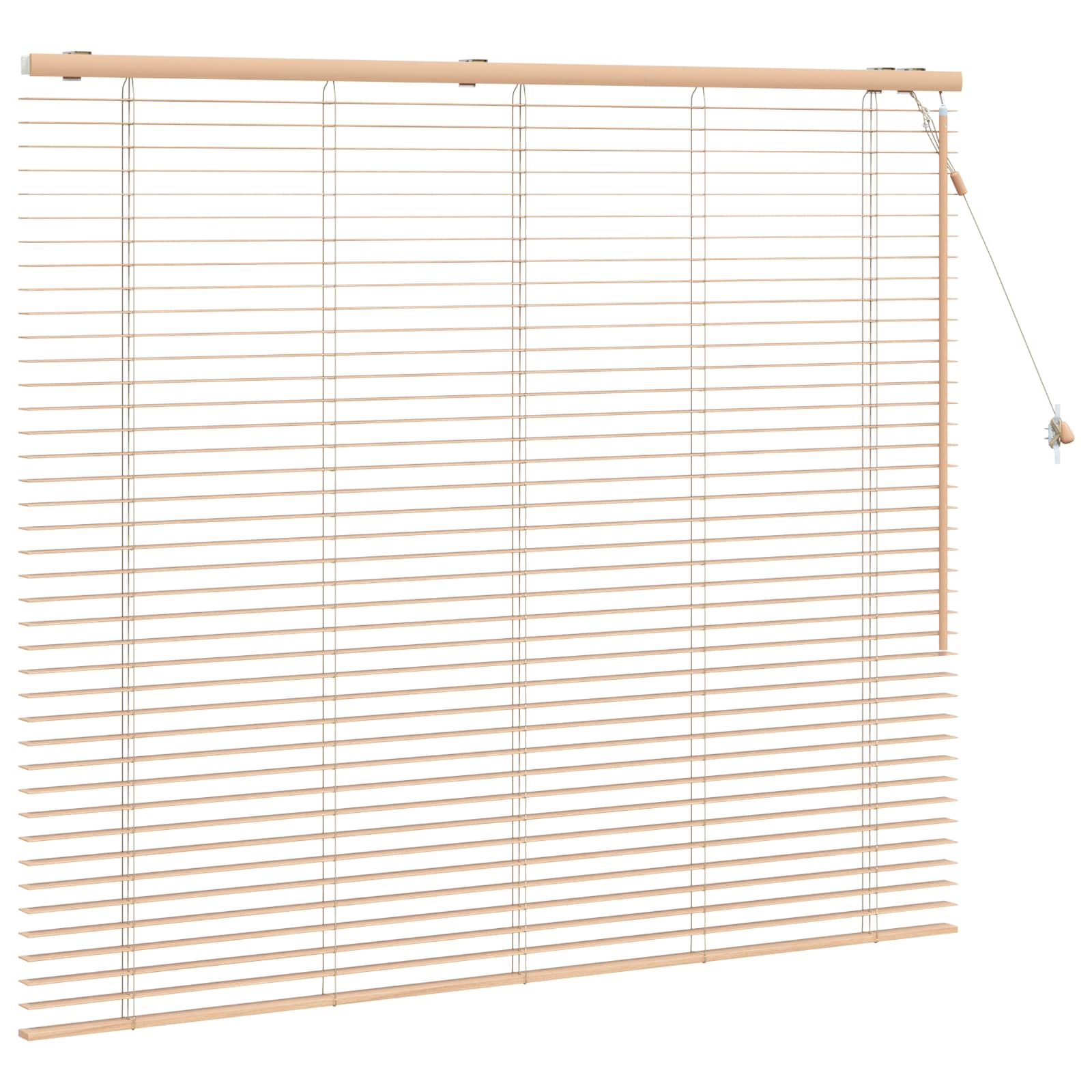 Jaloezie Eiken Look 145 x 130 cm 35 mm Massief Paulowniahout image 3