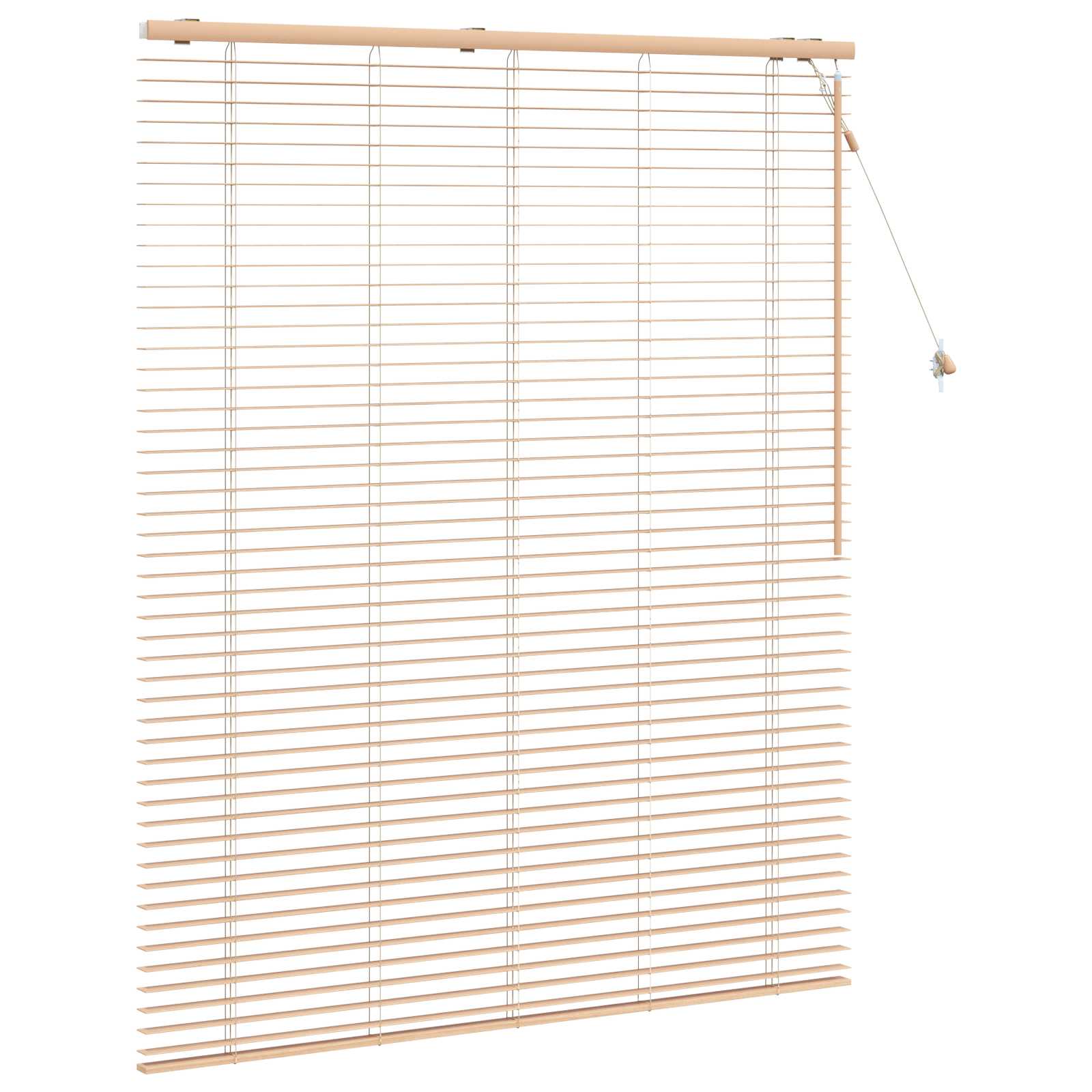 Jaloezie Eiken Look 130 x 160 cm 35 mm Massief Paulowniahout image 3